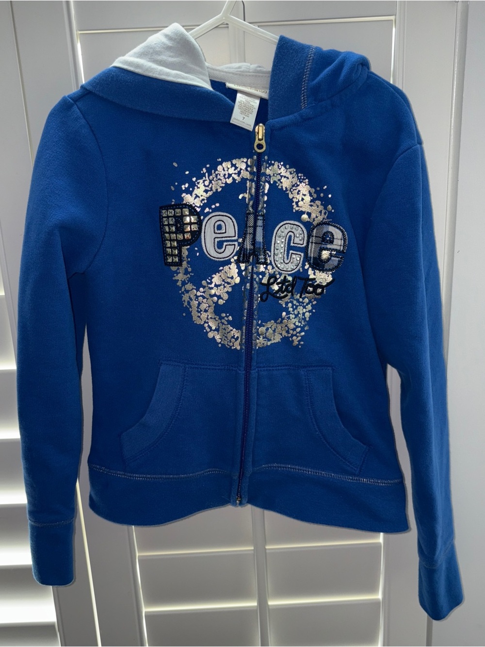 Girl’s Youth Blue Limited Too Jacket 7